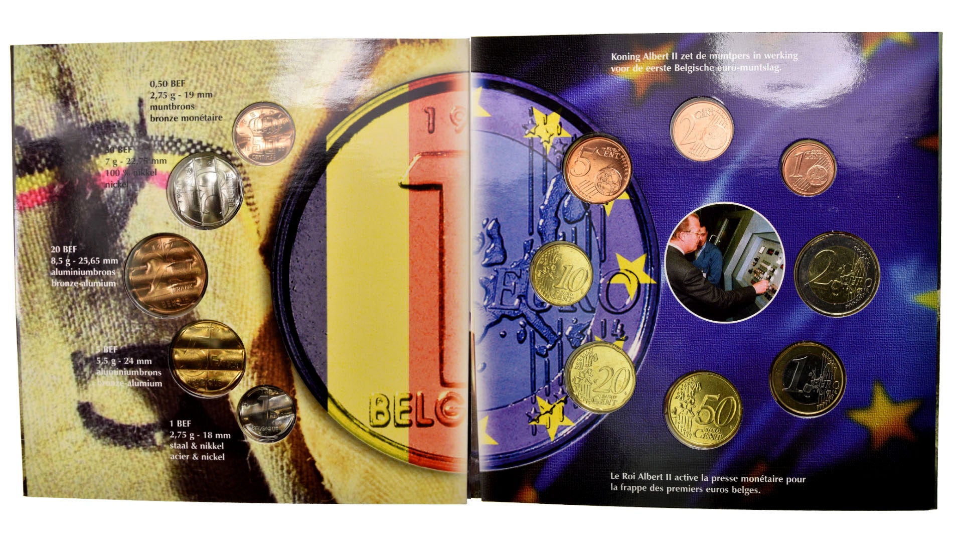Belgium, Set, 2002, MS(65-70)