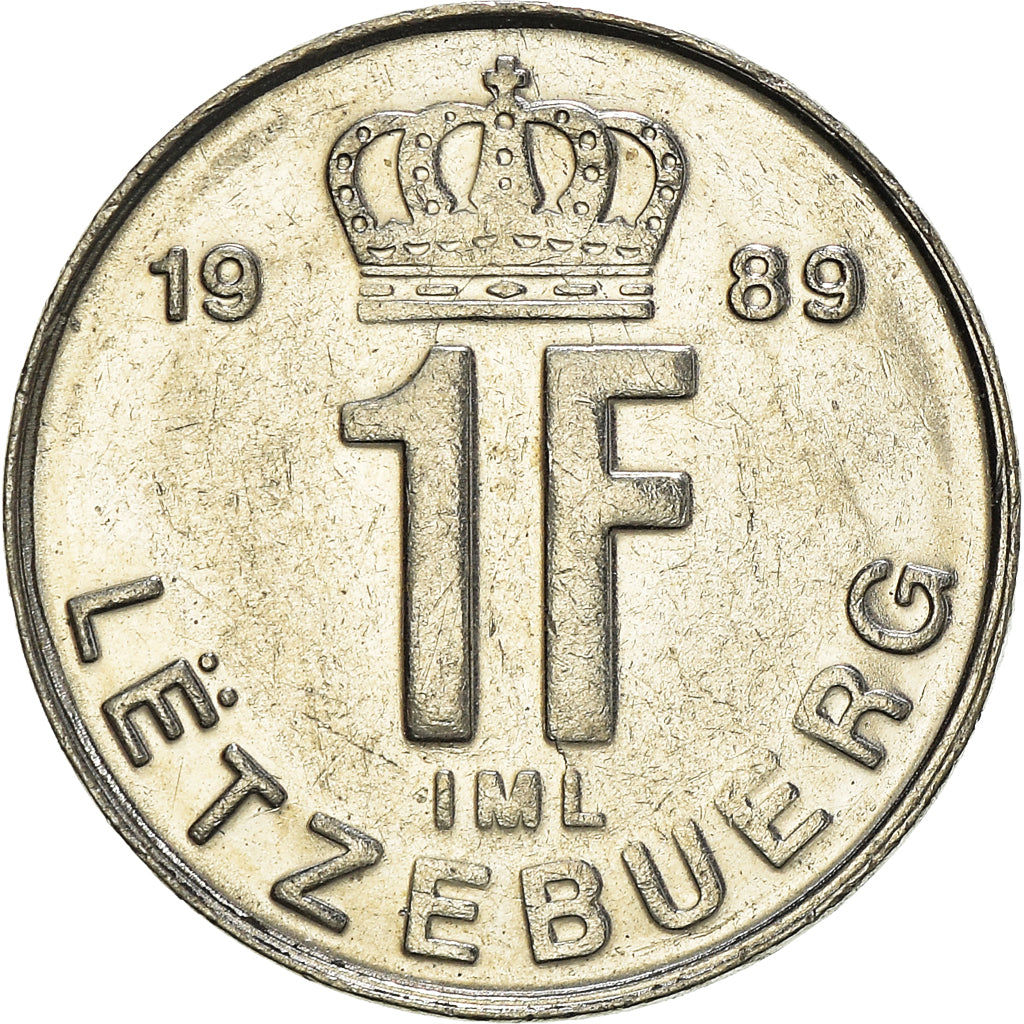 Coin, Luxembourg, Franc, 1989
