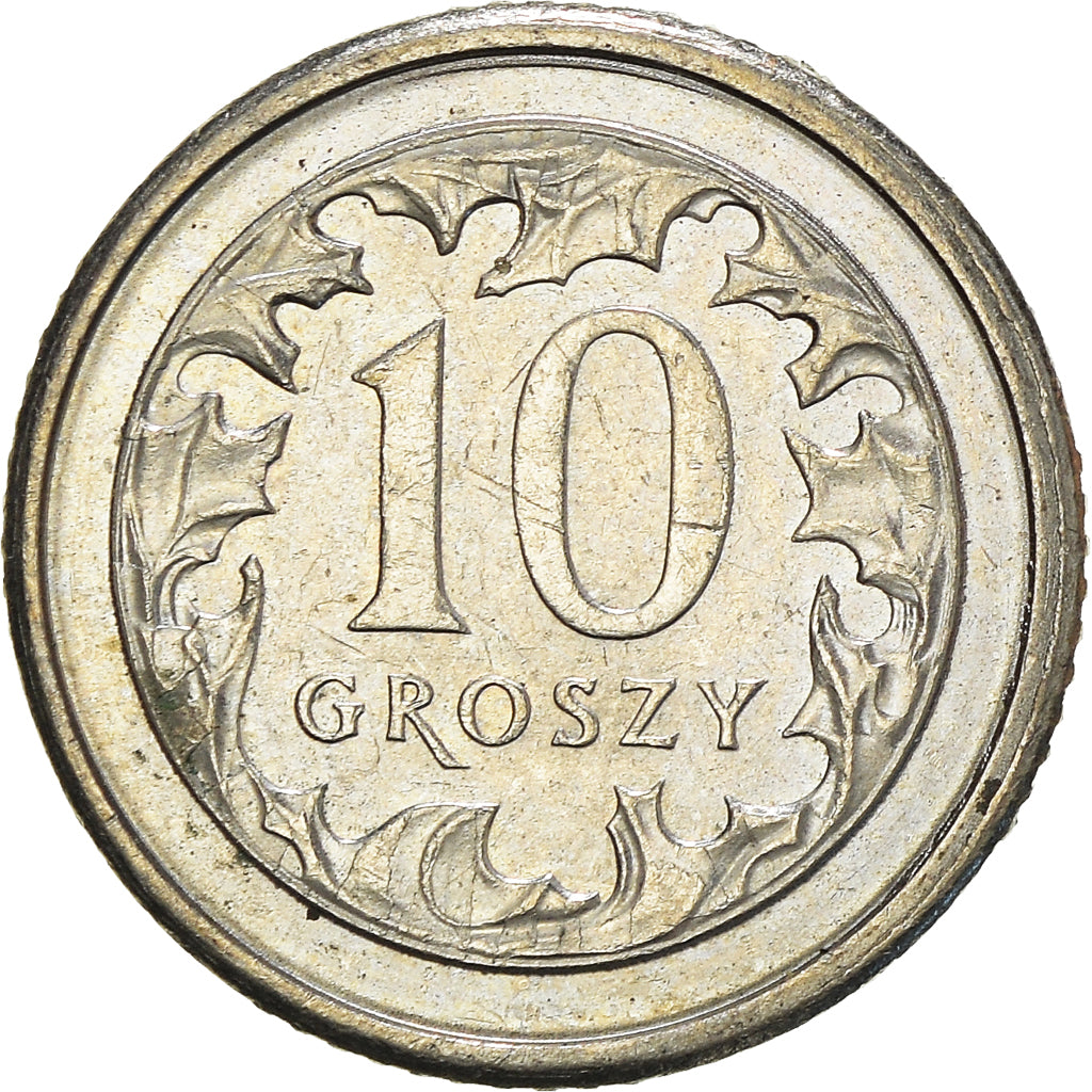 Moneta, Polonia, 10 Groszy, 2009