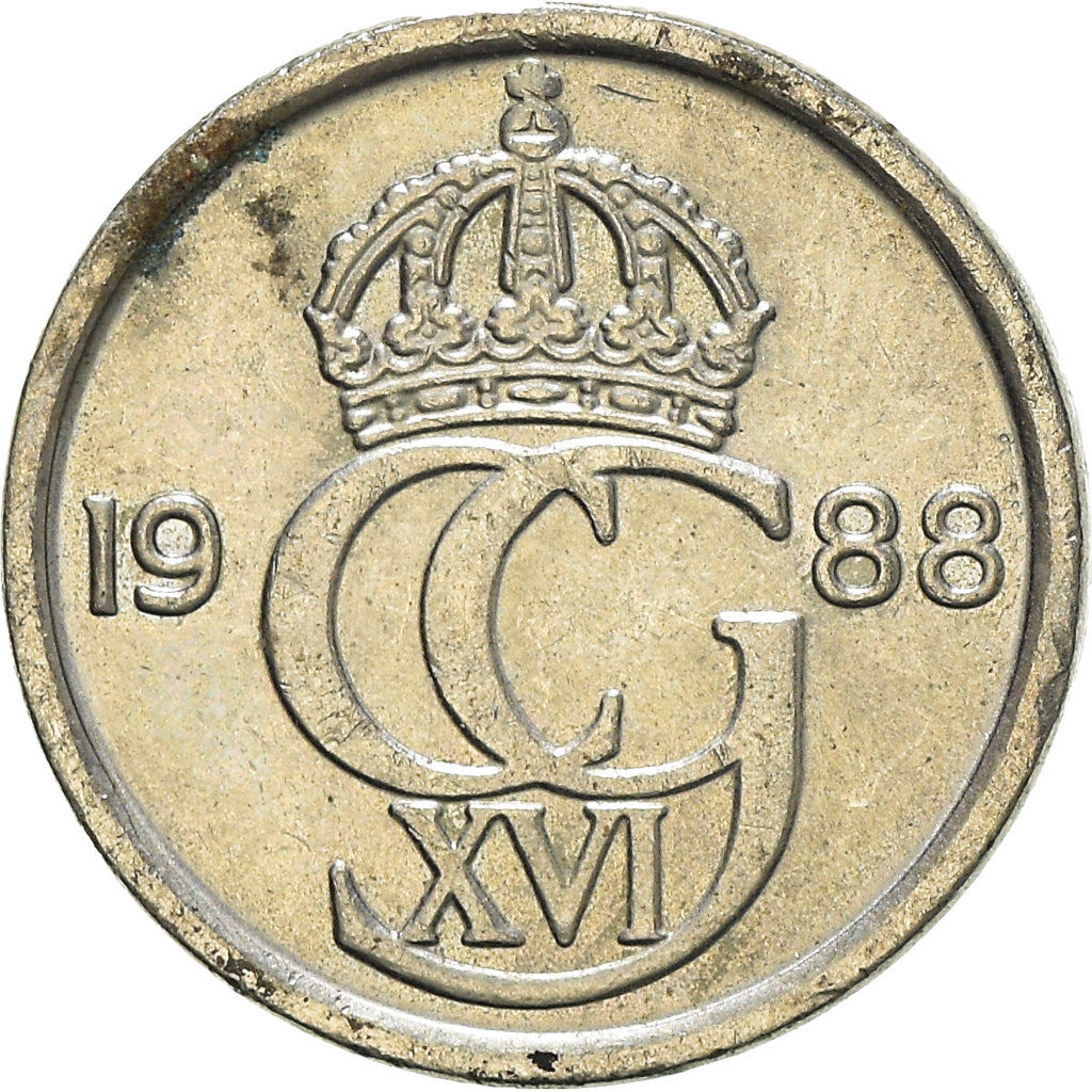 Monnaie, Suède, 10 Öre, 1988