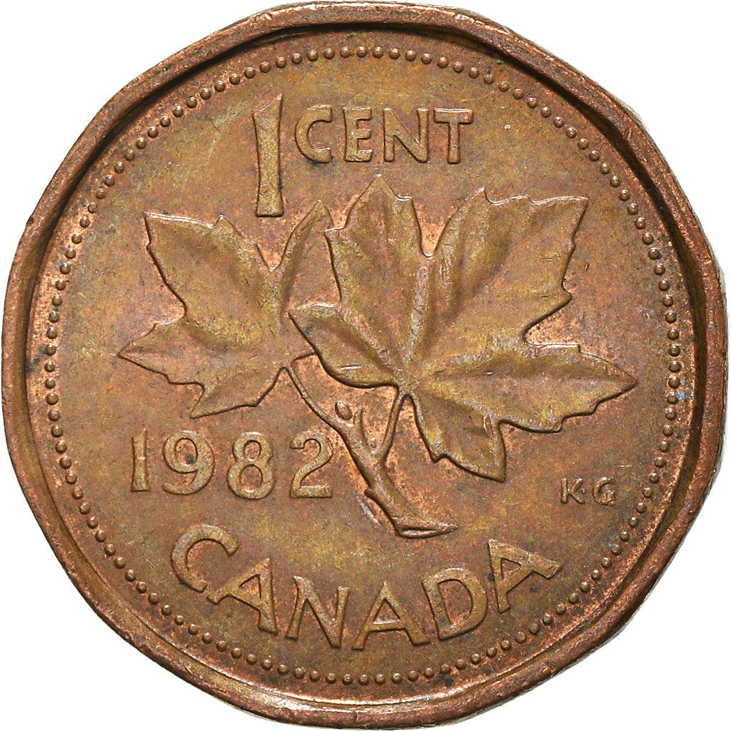 Moneta, Canada, Cent, 1982