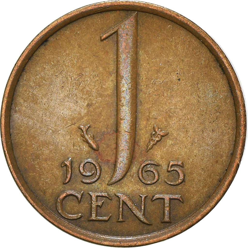 Coin, Netherlands, Cent, 1965
