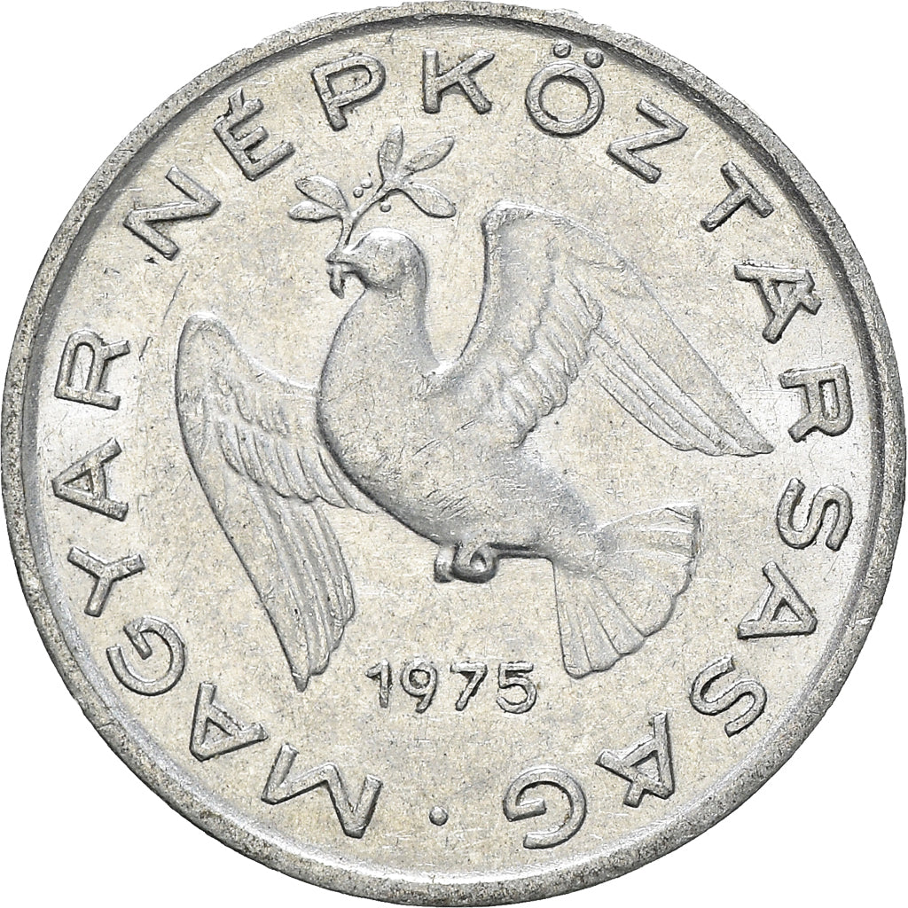 Münze, Ungarn, 10 Filler, 1975