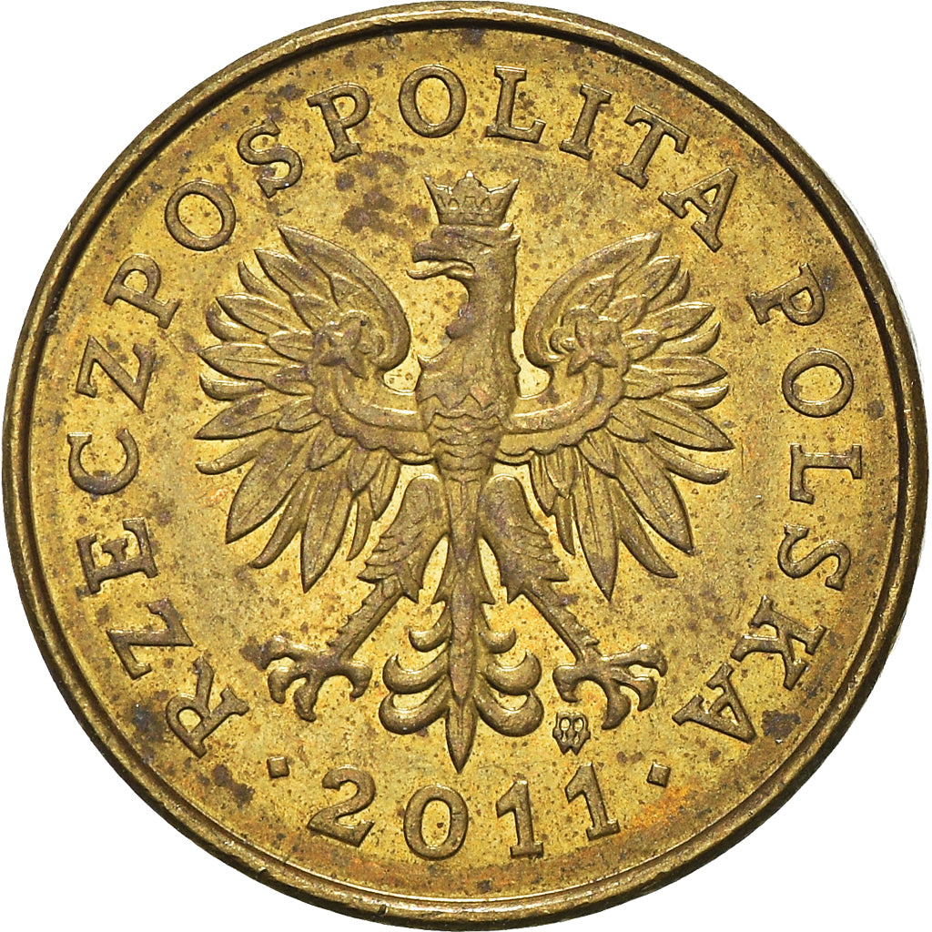 Moneta, Polonia, 2 Grosze, 2011