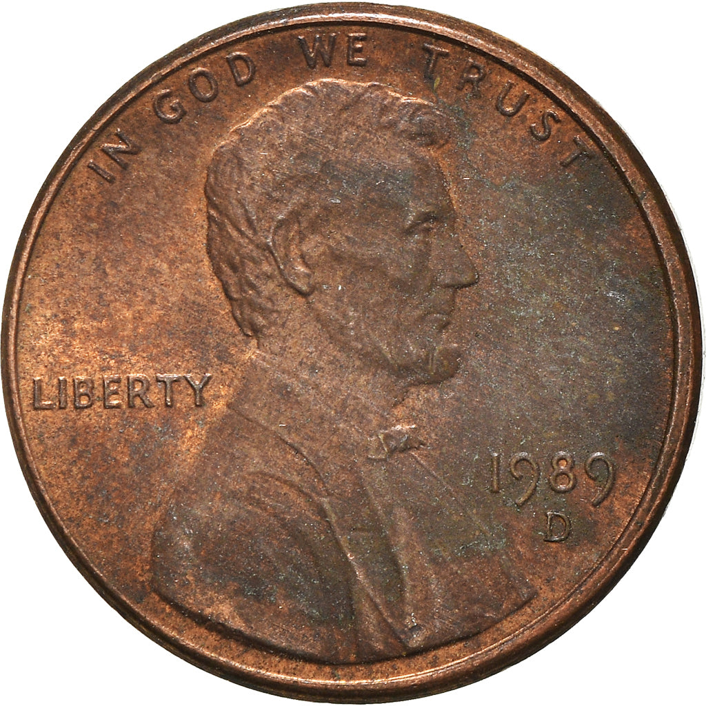 Münze, Vereinigte Staaten, Cent, 1989