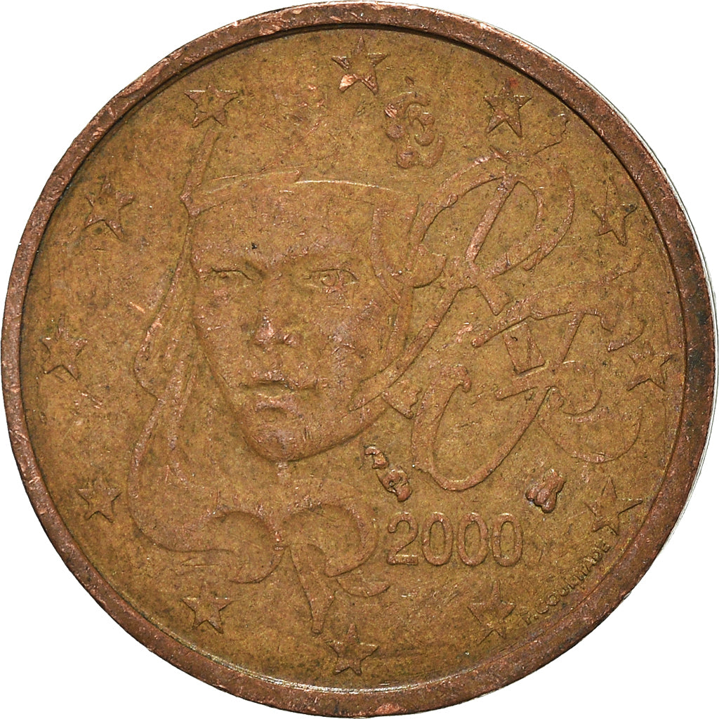 Monnaie, France, 2 Euro Cent, 2000