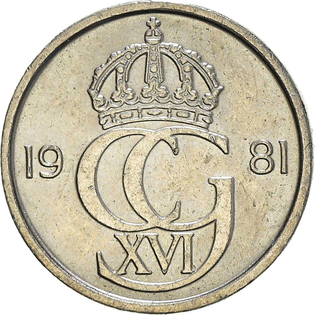 Moneda, Suecia, 10 Öre, 1981