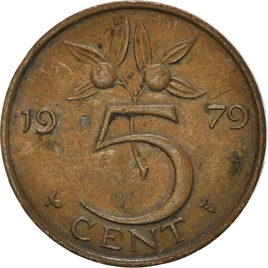 Monnaie, Pays-Bas, 5 Cents, 1979