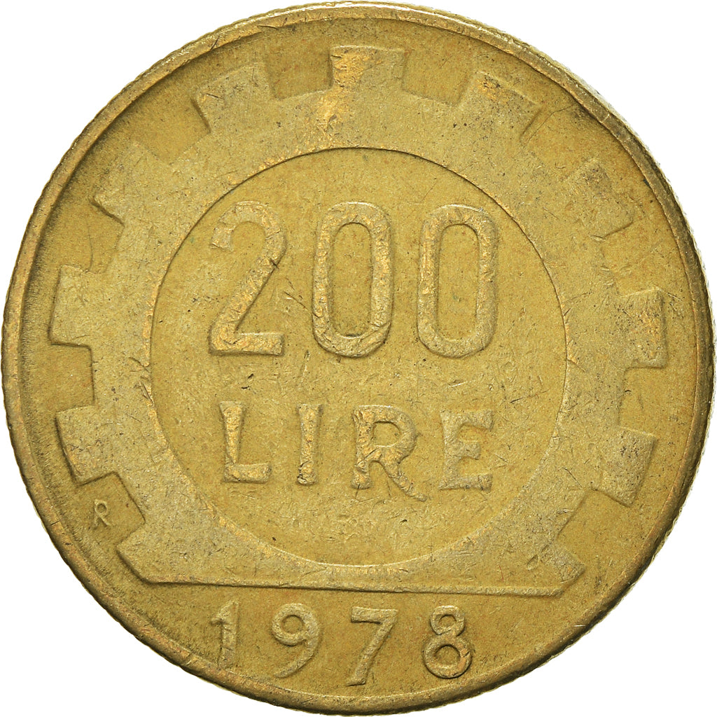 Munten, Italië, 200 Lire, 1978