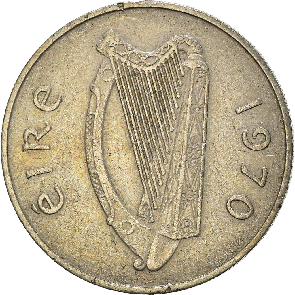 Moeda, REPÚBLICA DA IRLANDA, 5 Pence, 1970