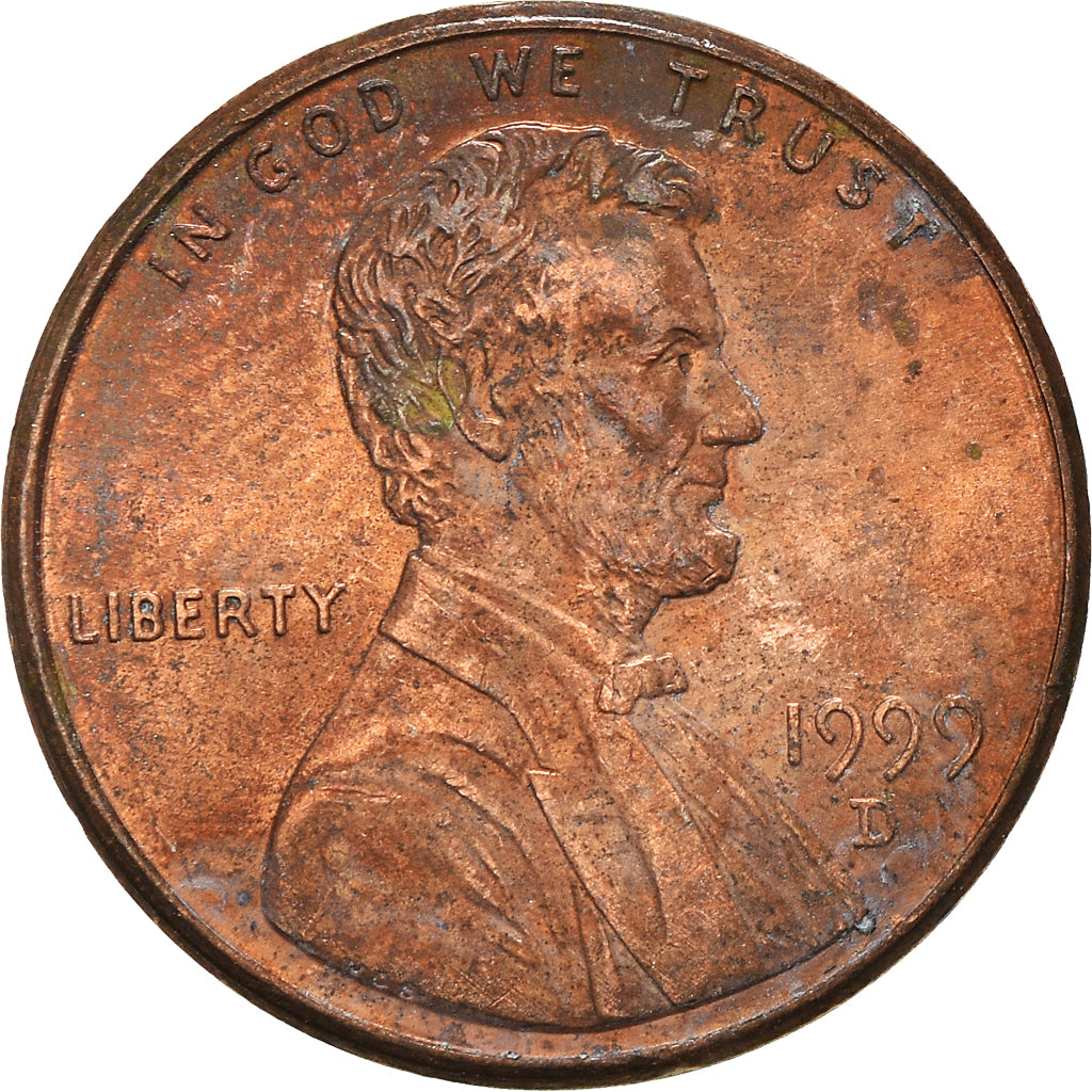 Coin, United States, Cent, 1999