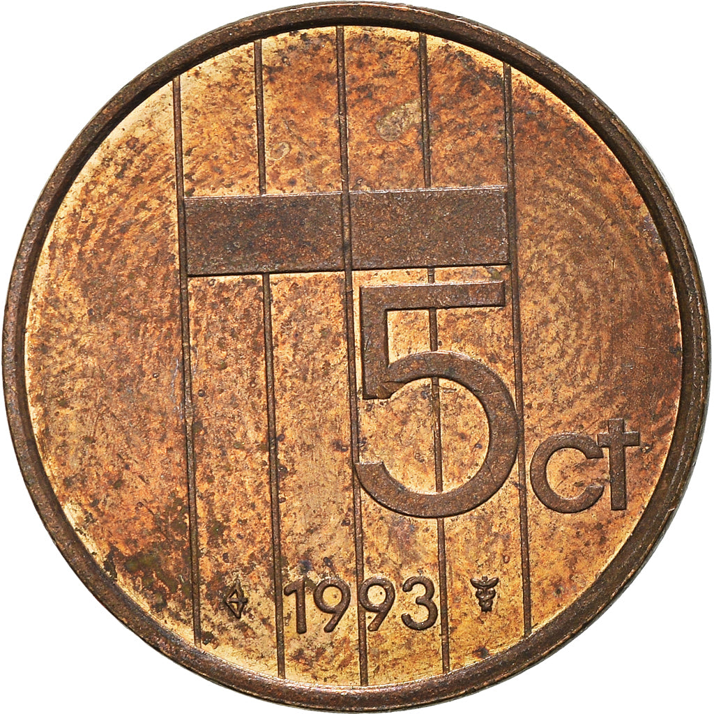 Munten, Nederland, 5 Cents, 1993