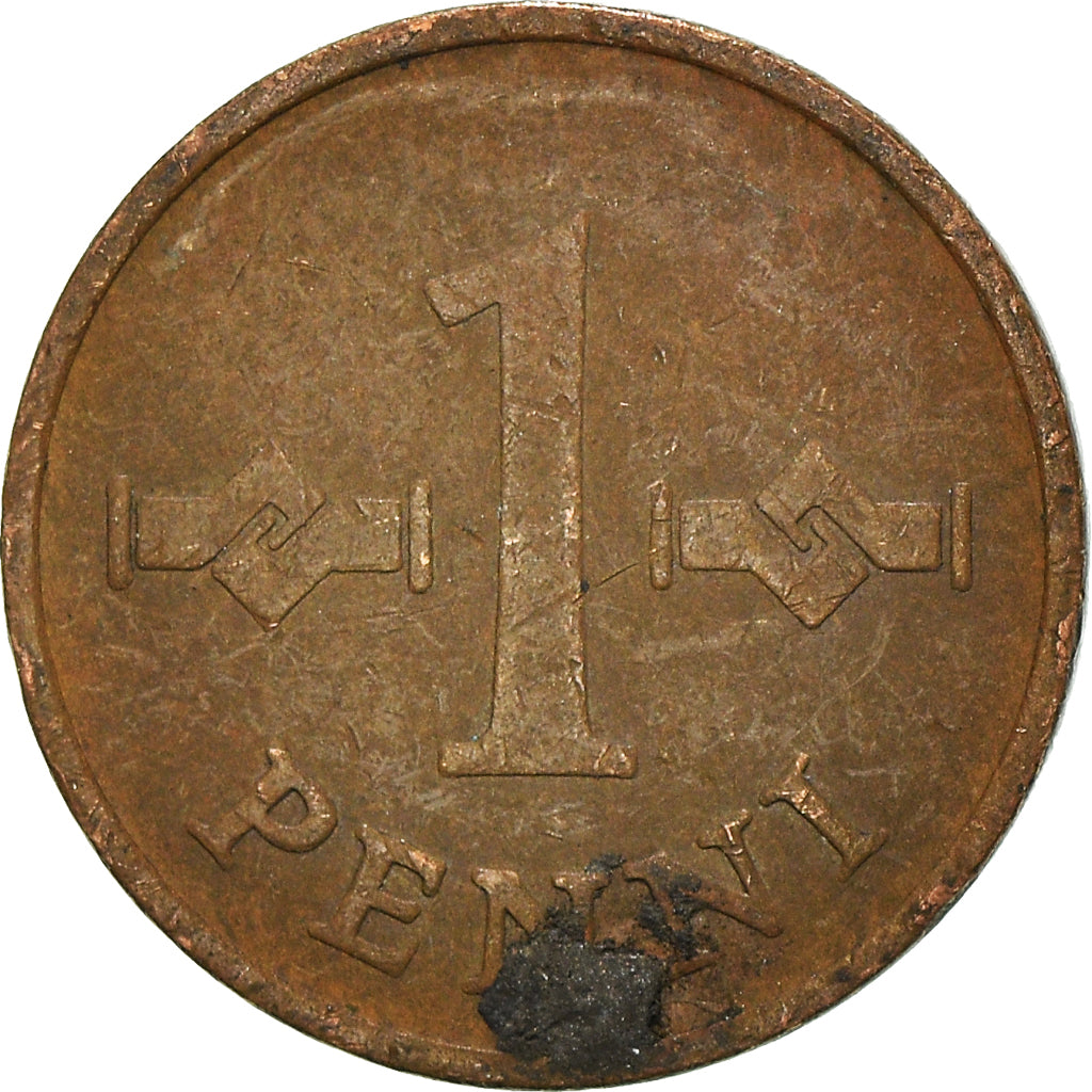 Monnaie, Finlande, Penni, 1969