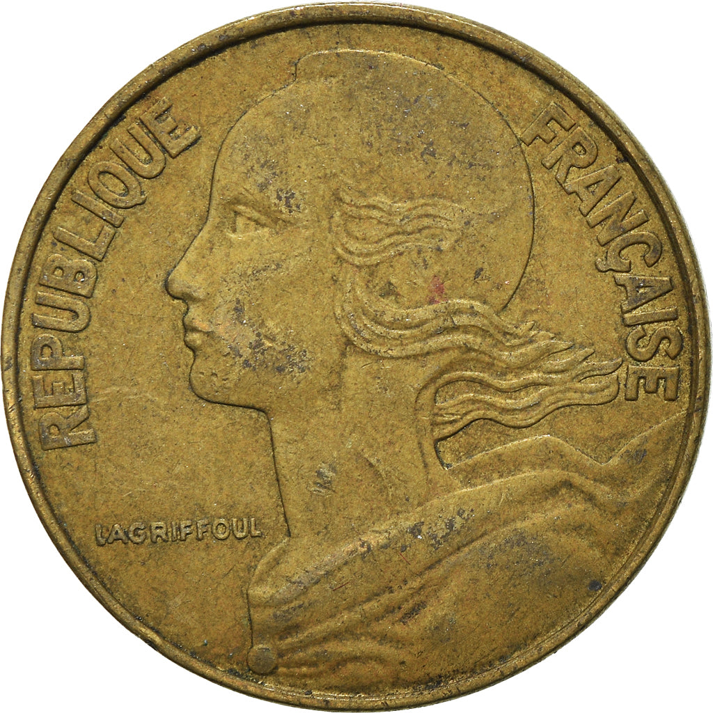 Coin, France, 20 Centimes, 1971