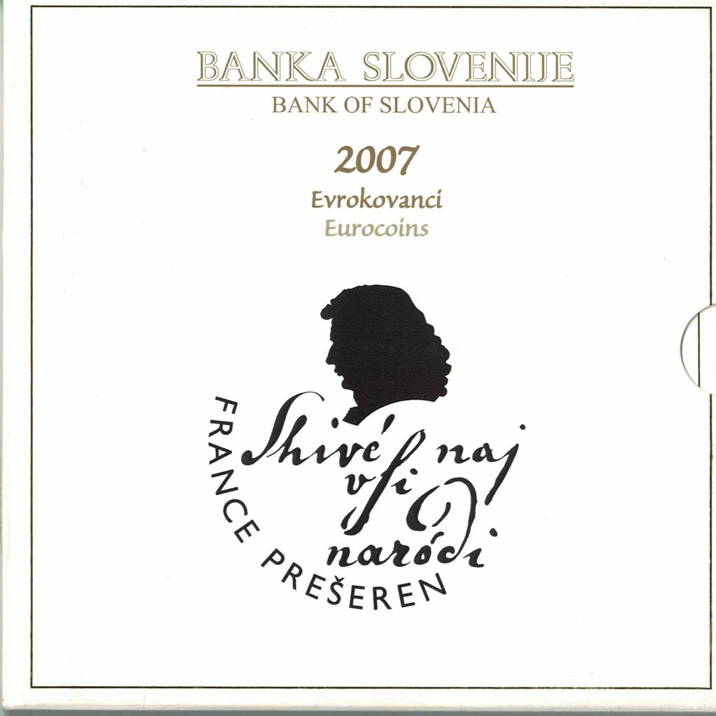 Slovenia, Euro Set of 8 coins , 2007