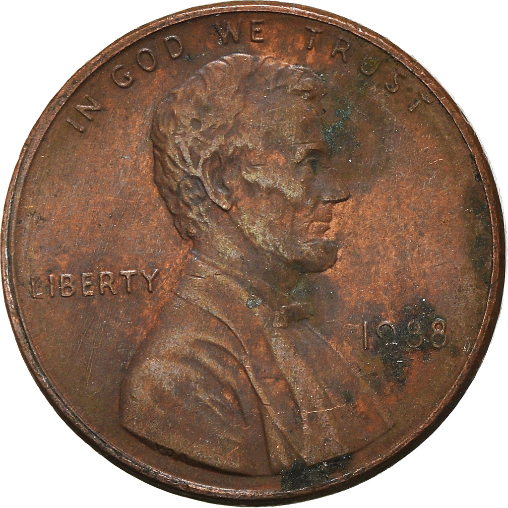 Münze, Vereinigte Staaten, Cent, 1988