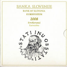 Slovenia, Euro Set of 9 coins, 2008