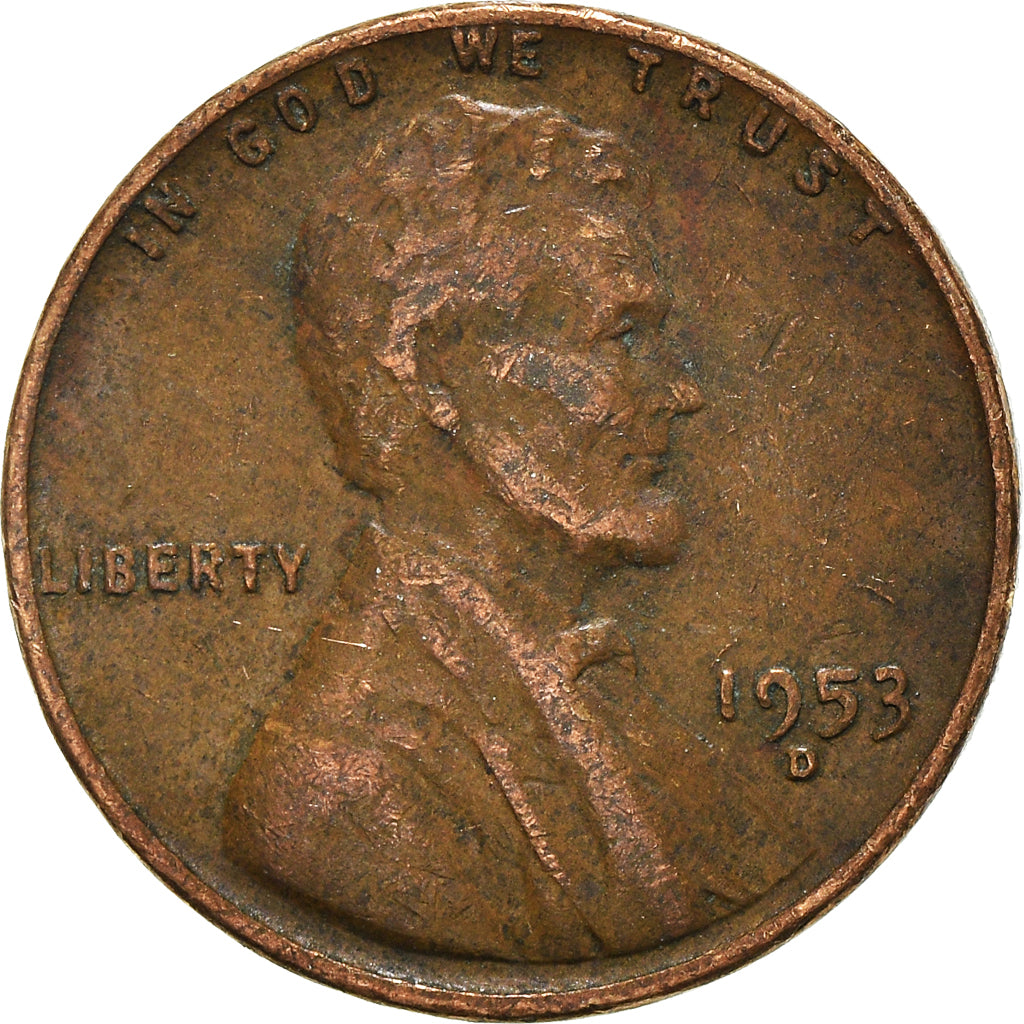 Monnaie, États-Unis, Cent, 1953