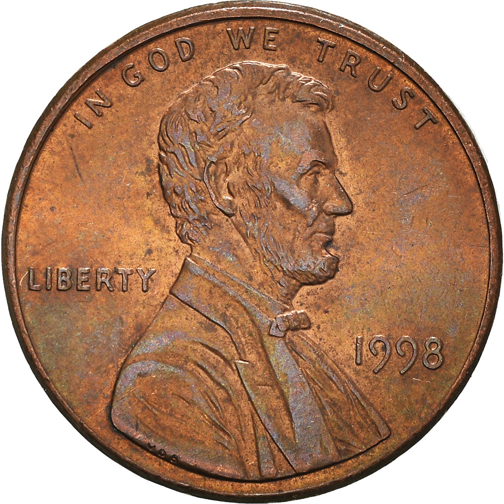 Moneta, Stati Uniti, Cent, 1998