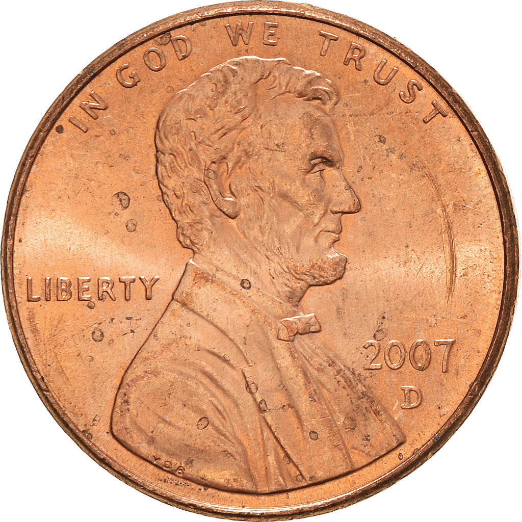 Moneta, Stati Uniti, Cent, 2007