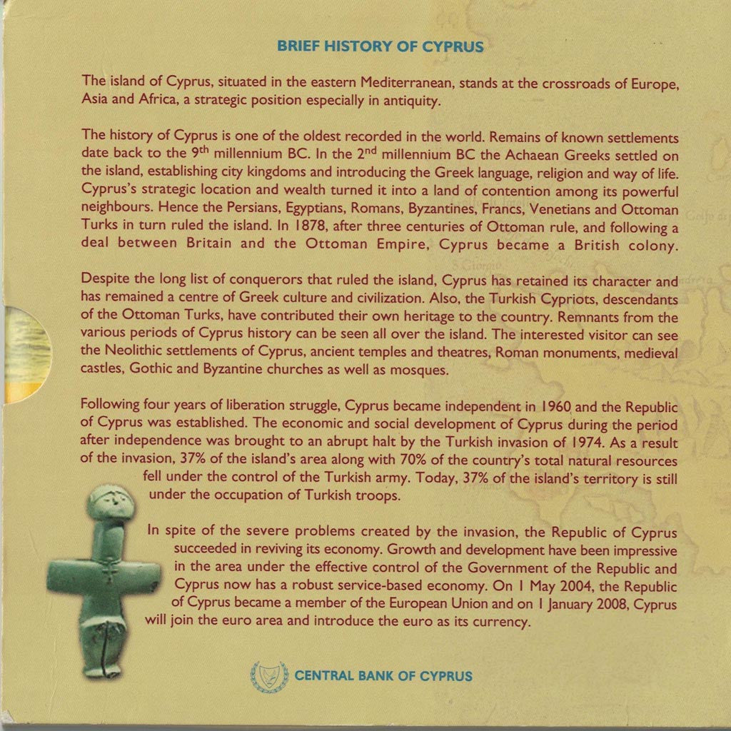 Cyprus, Set, 2008, MS(65-70)