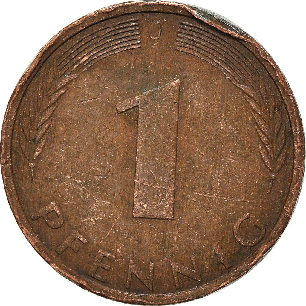 Moneta, Niemcy - RFN, Pfennig, 1975