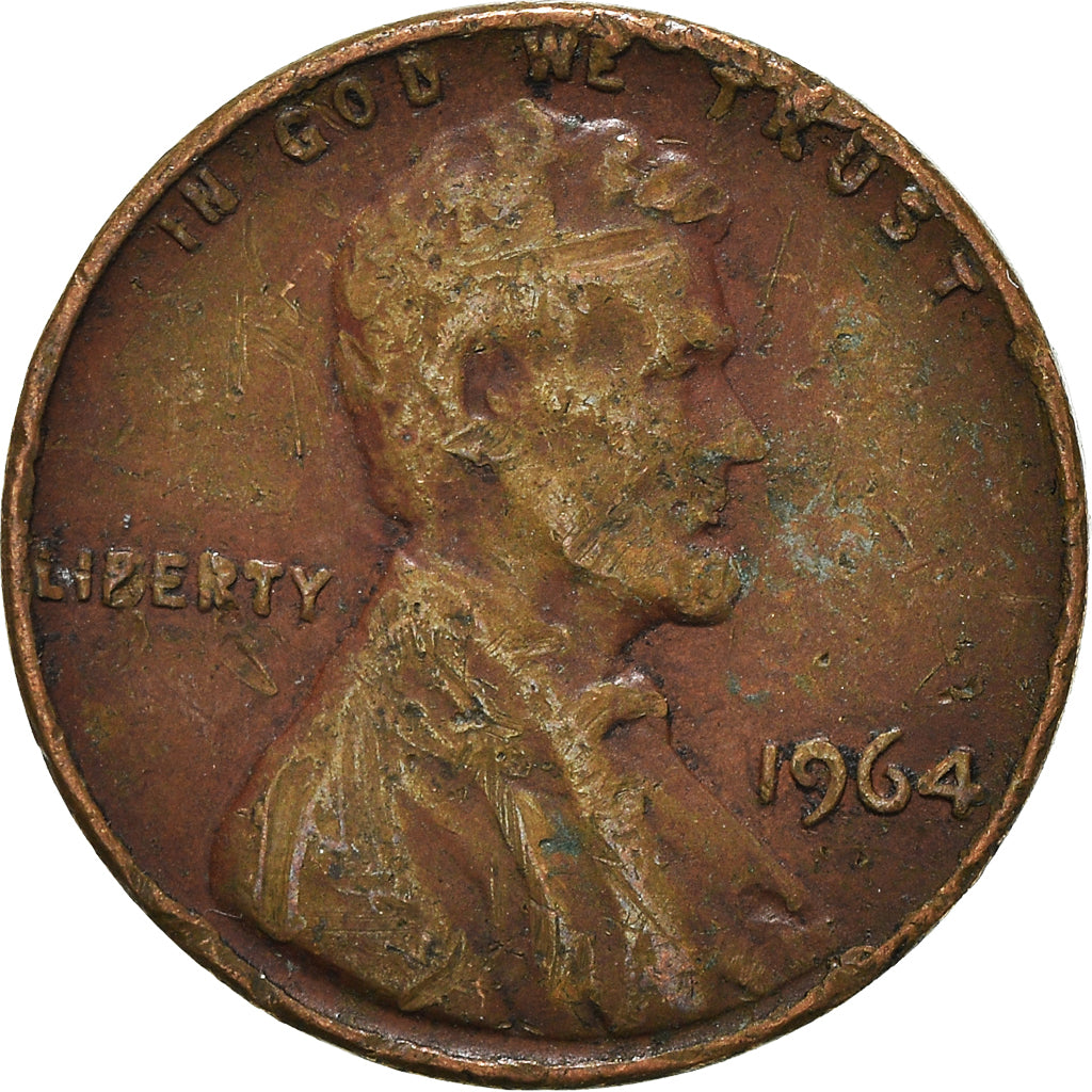 Münze, Vereinigte Staaten, Cent, 1964