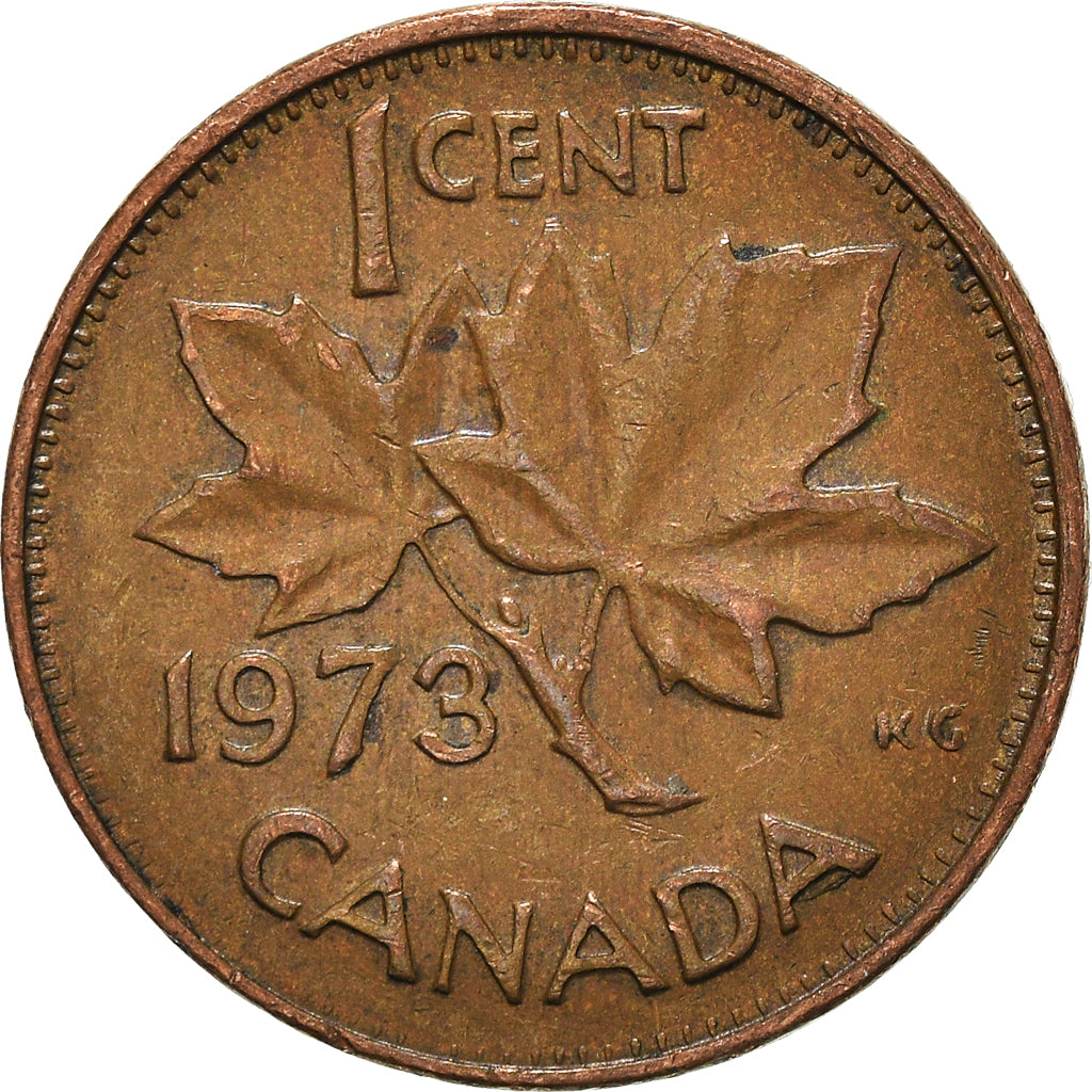 Moneta, Canada, Cent, 1973