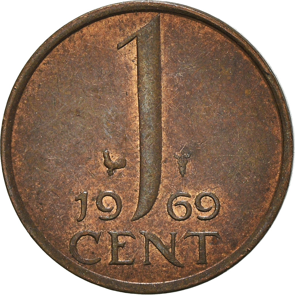 Moneta, Holandia, Cent, 1969