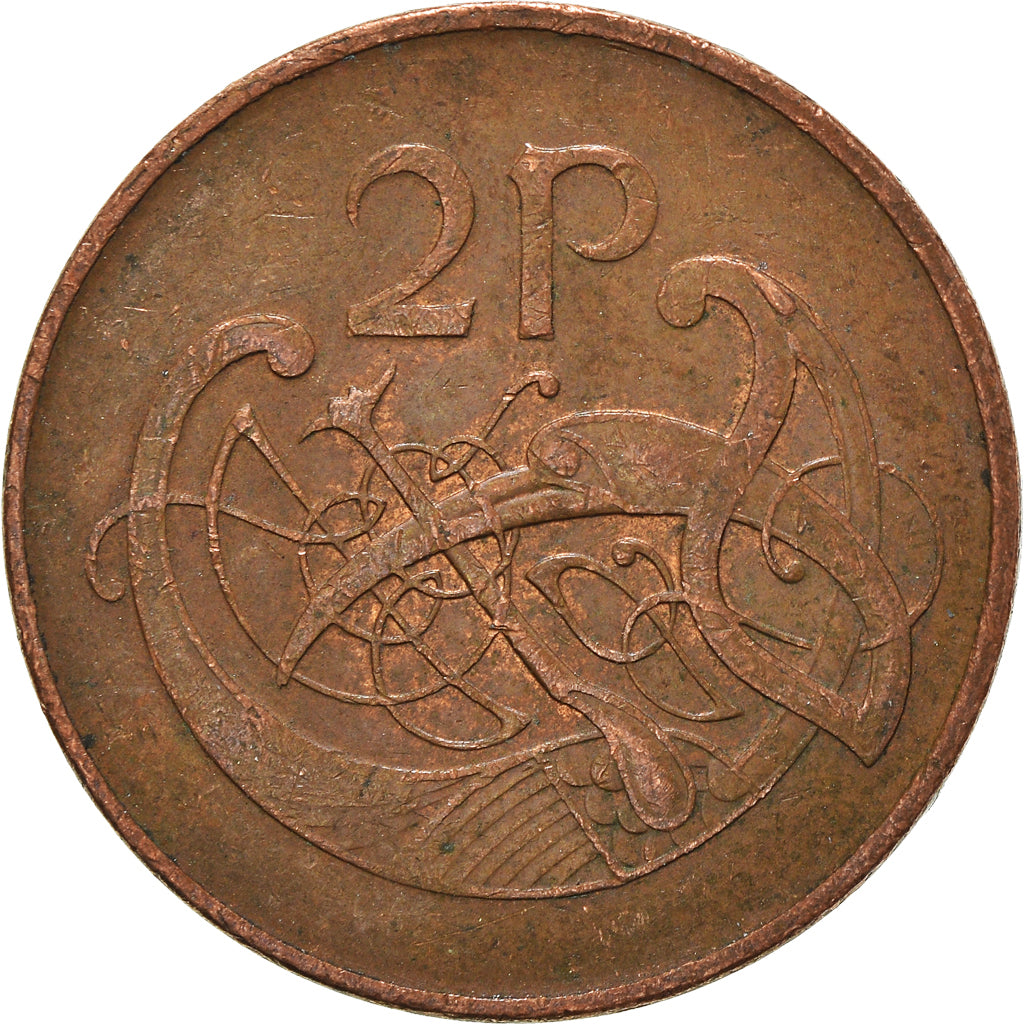 Moeda, REPÚBLICA DA IRLANDA, 2 Pence, 1995