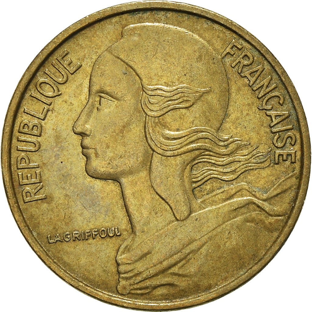 Moneta, Francja, 5 Centimes, 1966