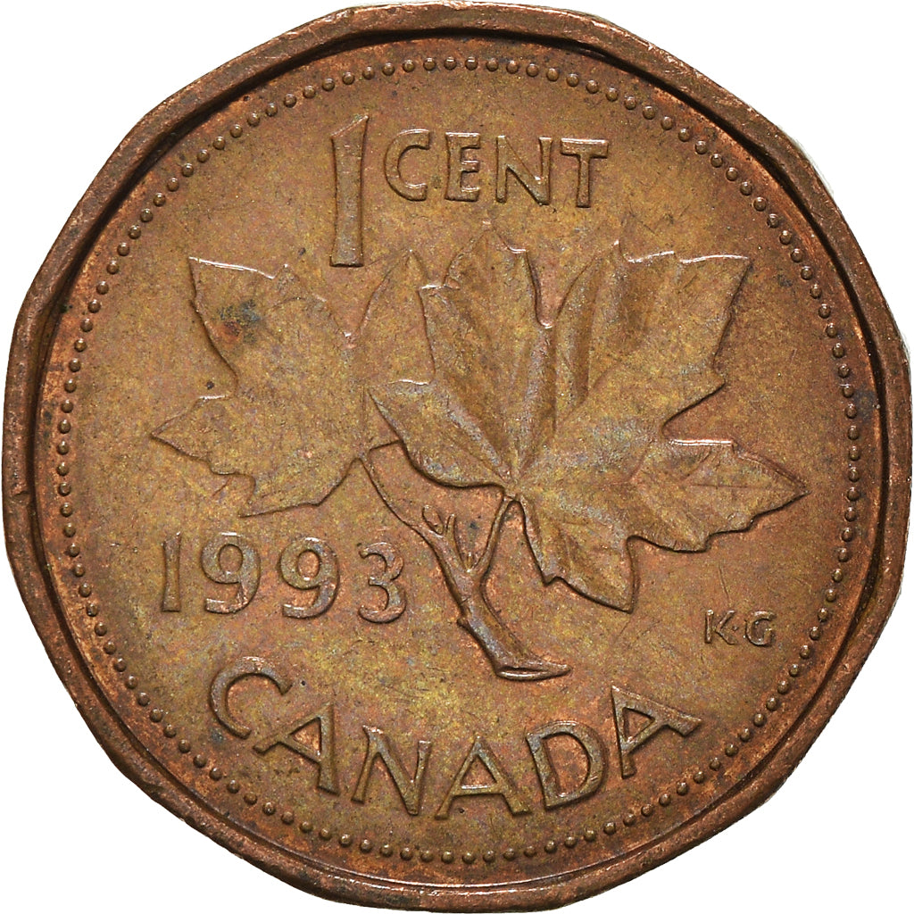 Moneta, Canada, Cent, 1993