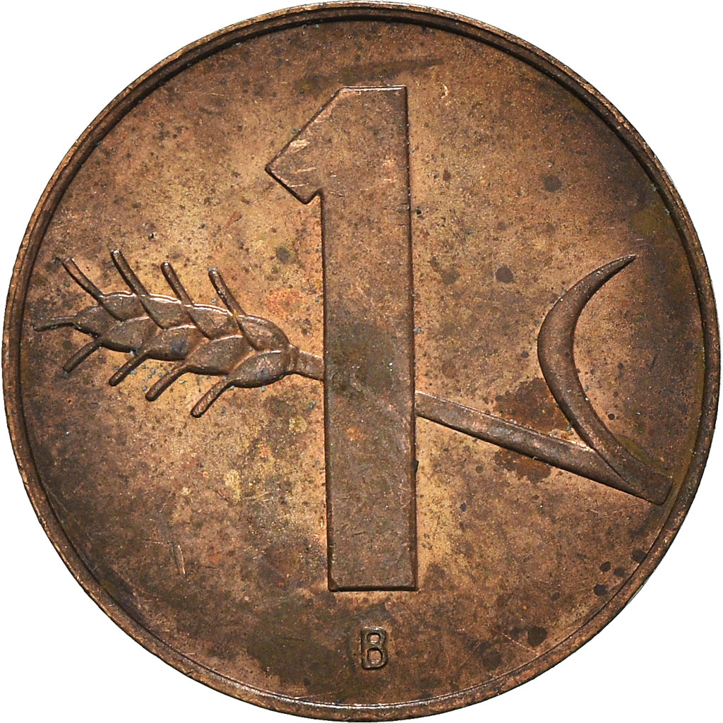 Moeda, Suíça, Rappen, 1966