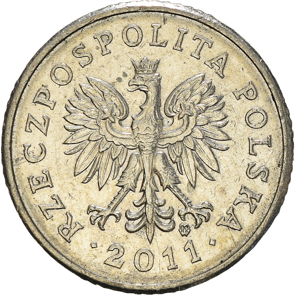 Moneta, Polonia, 10 Groszy, 2011