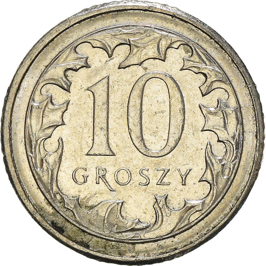 Moneta, Polonia, 10 Groszy, 2011