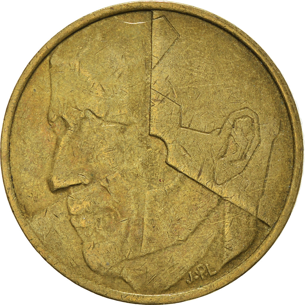 Monnaie, Belgique, 5 Francs, 5 Frank, 1986