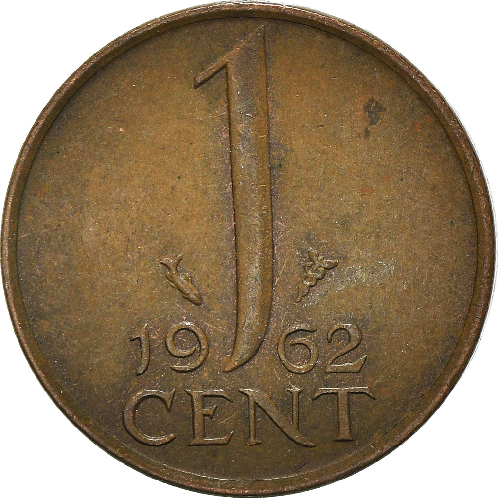 Moneta, Paesi Bassi, Cent, 1962