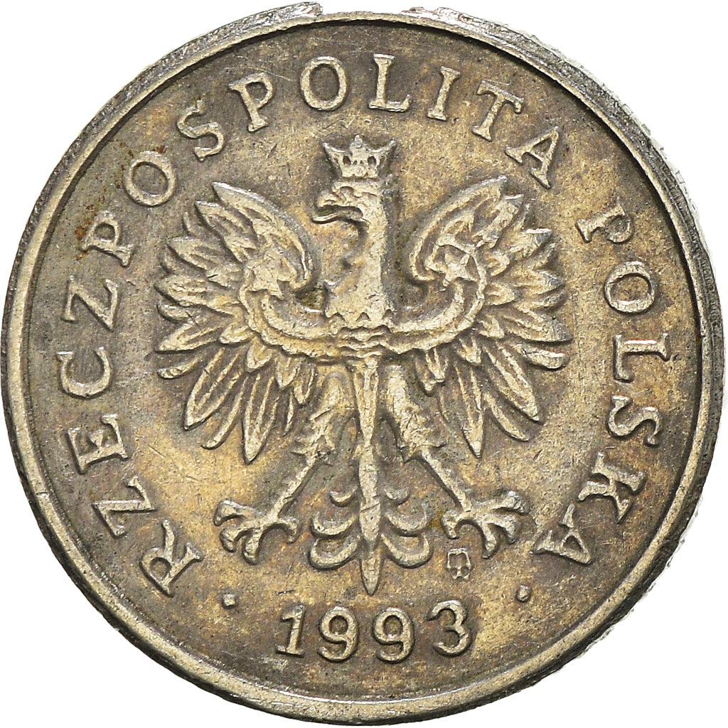 Moneta, Polonia, 10 Groszy, 1993