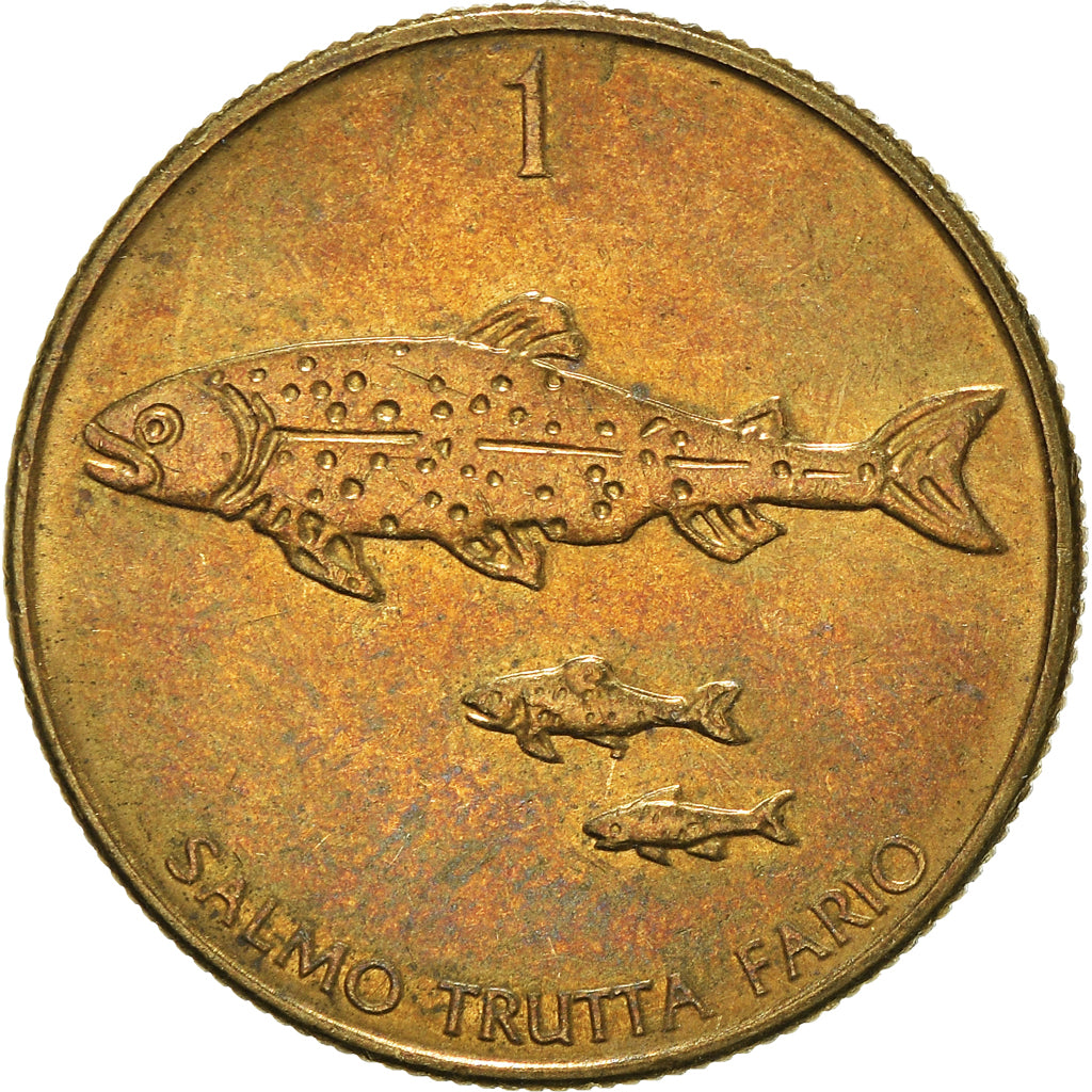 Münze, Slowenien, Tolar, 1995