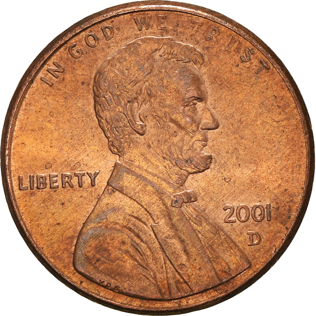 Moneta, USA, Cent, 2001