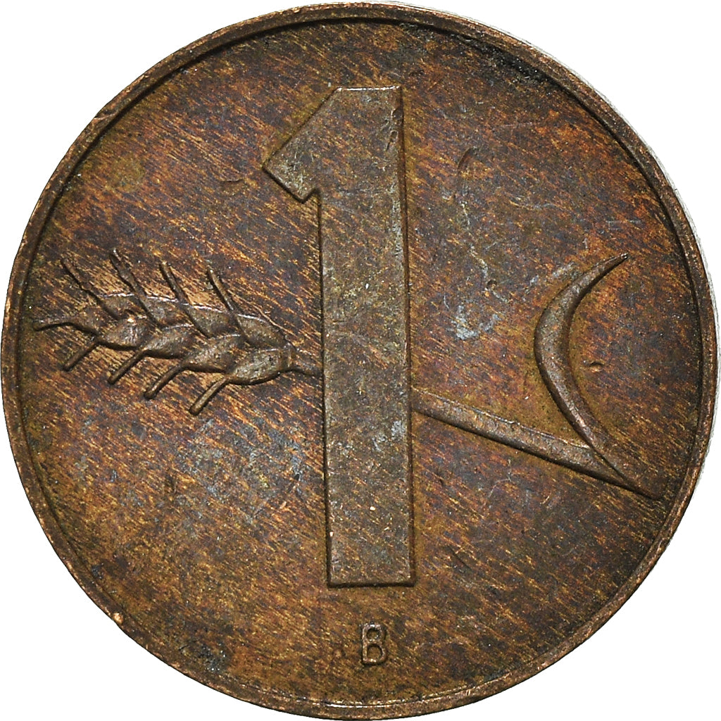 Moeda, Suíça, Rappen, 1957