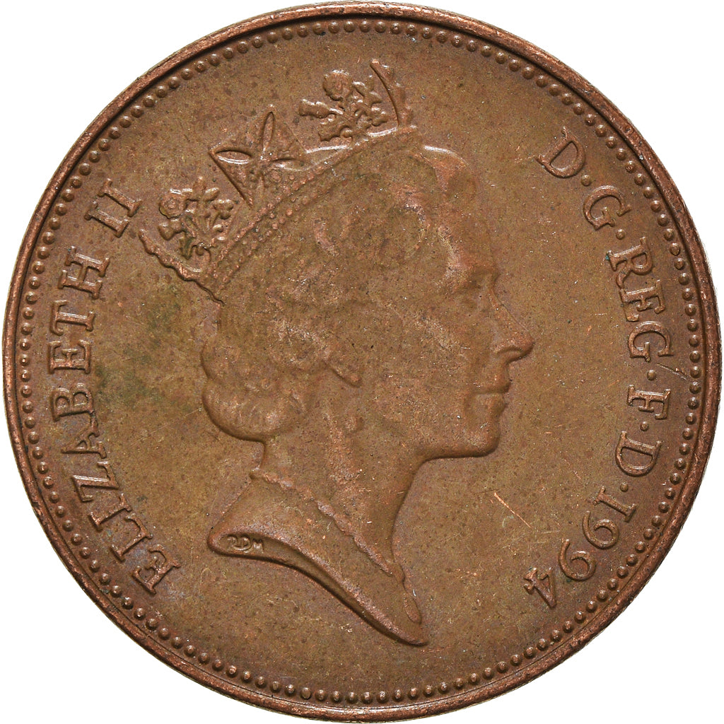 Coin, Great Britain, 2 Pence, 1994