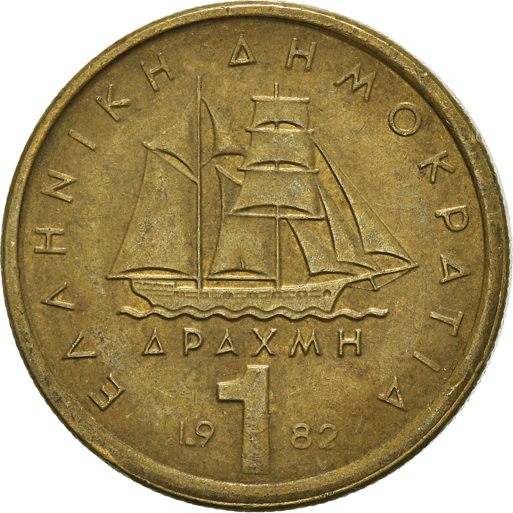 Münze, Griechenland, Drachma, 1982