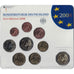 Germany, 5 x Euro Set of 9 coins, 5 Mints, 2008 ADFGJ