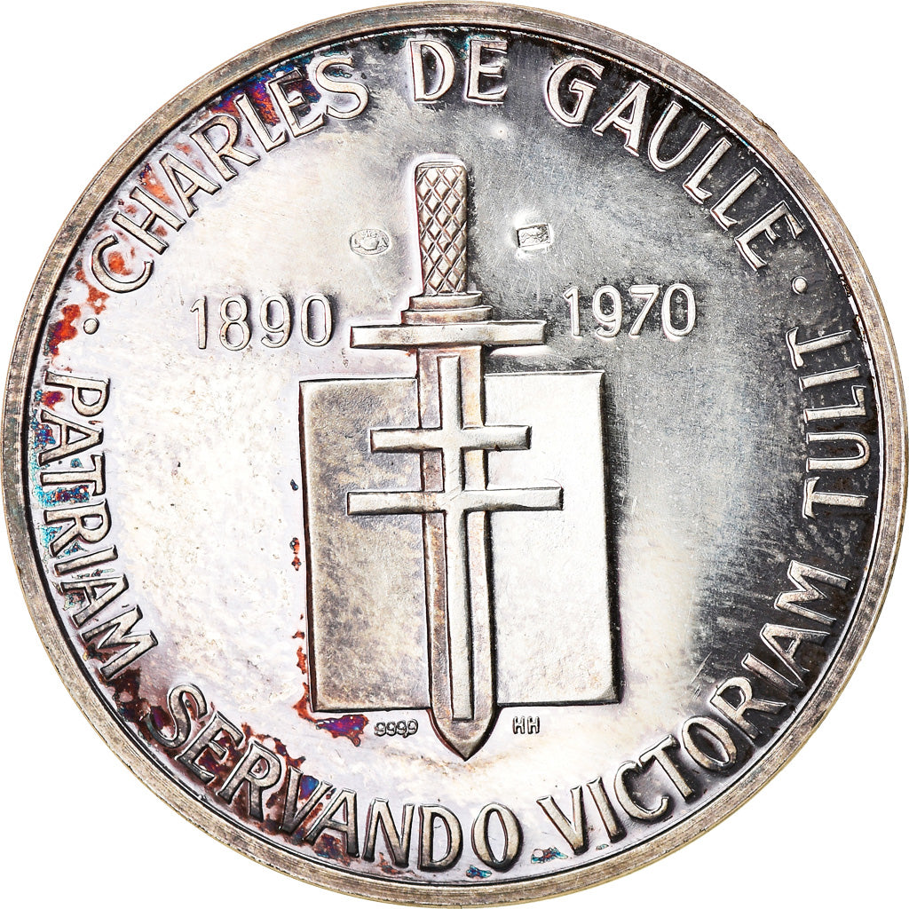 Frankrijk, Medaille, Charles de Gaulle, Patriam Servando Victoriam Tvlit, 1970