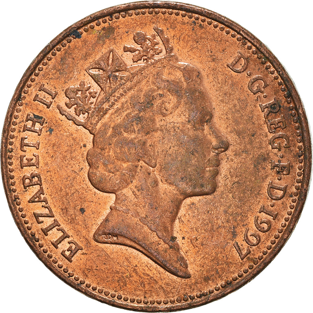 Moneta, Wielka Brytania, 2 Pence, 1997