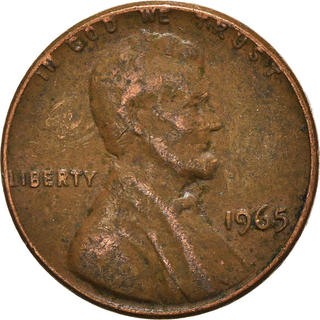 Münze, Vereinigte Staaten, Cent, 1965