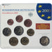 Germany, 5 x Euro Set of 9 coins, 5 Mints, 2009 ADFGJ