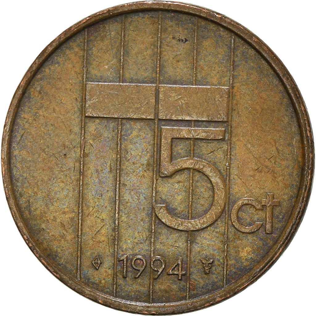 Monnaie, Pays-Bas, 5 Cents, 1994