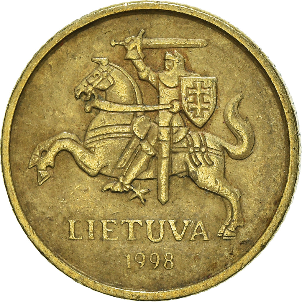 Monnaie, Lituanie, 10 Centu, 1998